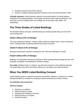 What Is Listed Building Consent for north London UK | PDF