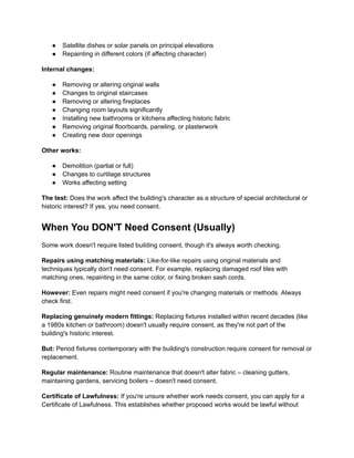 What Is Listed Building Consent for north London UK | PDF