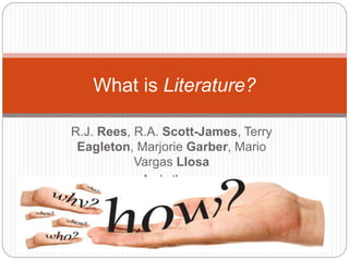 What is Literature | PPT