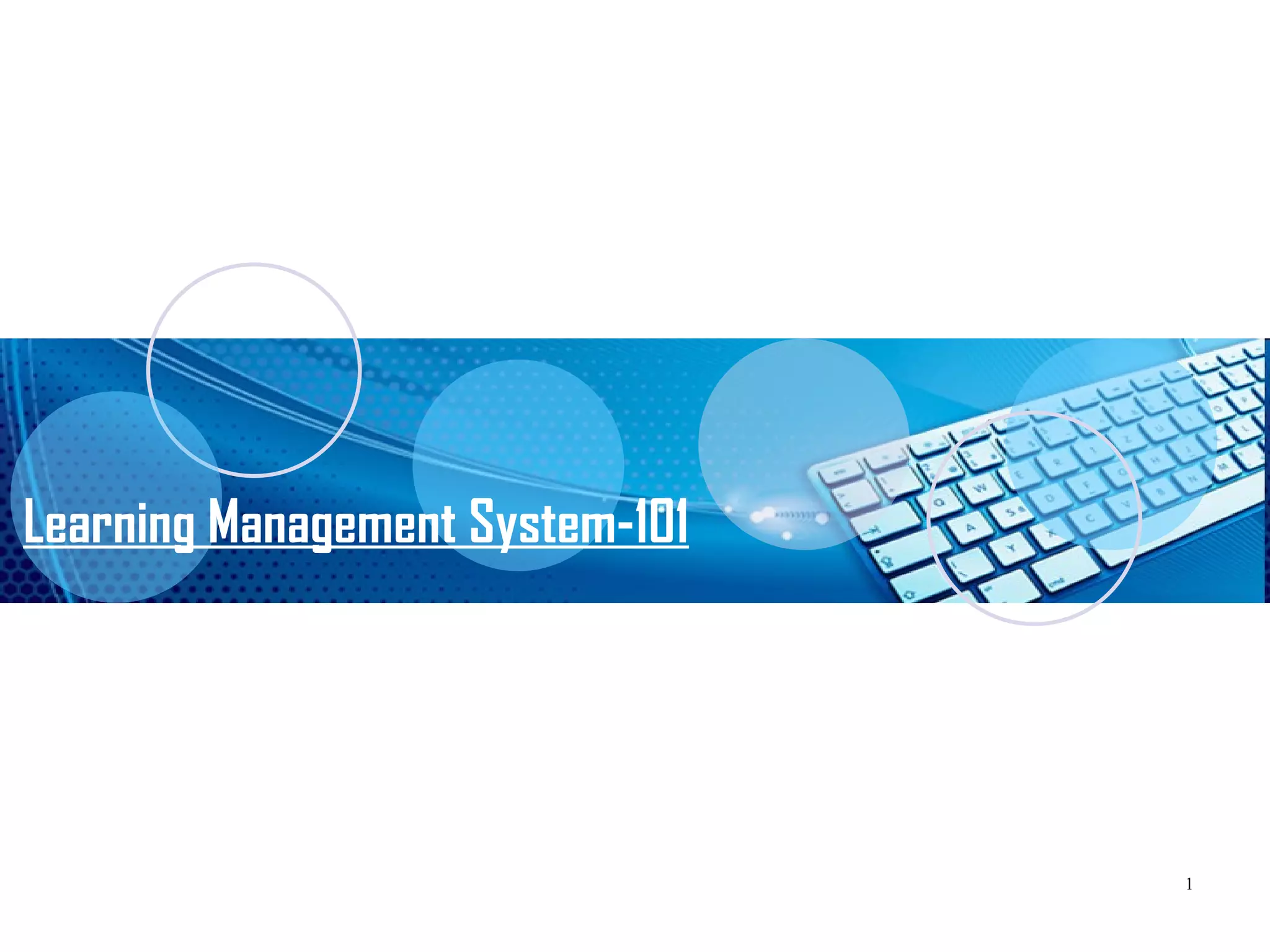 Learning Management System-101 