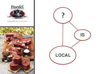 ?
IS
buedel foods.com 708-496-3500
LOCAL
 