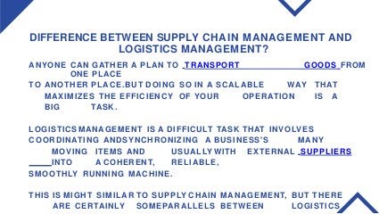 Role of Logistics Management | Logistics Management Services - Speedage ...