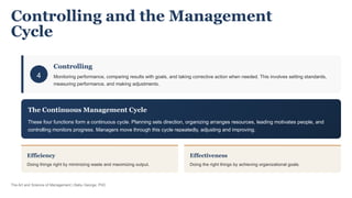What is Management? The Art and Science of Getting Things Done Through ...