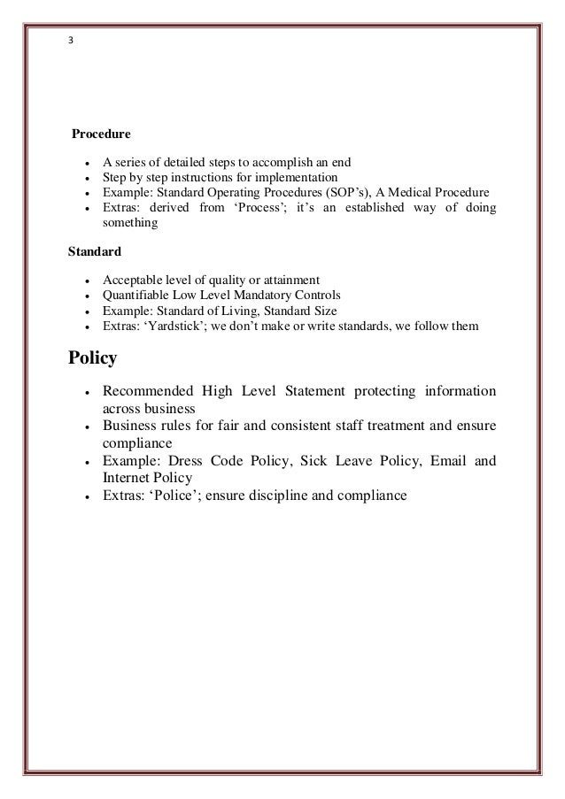 what is manual sop guideline programme policy procedure and plan step by step procedures template