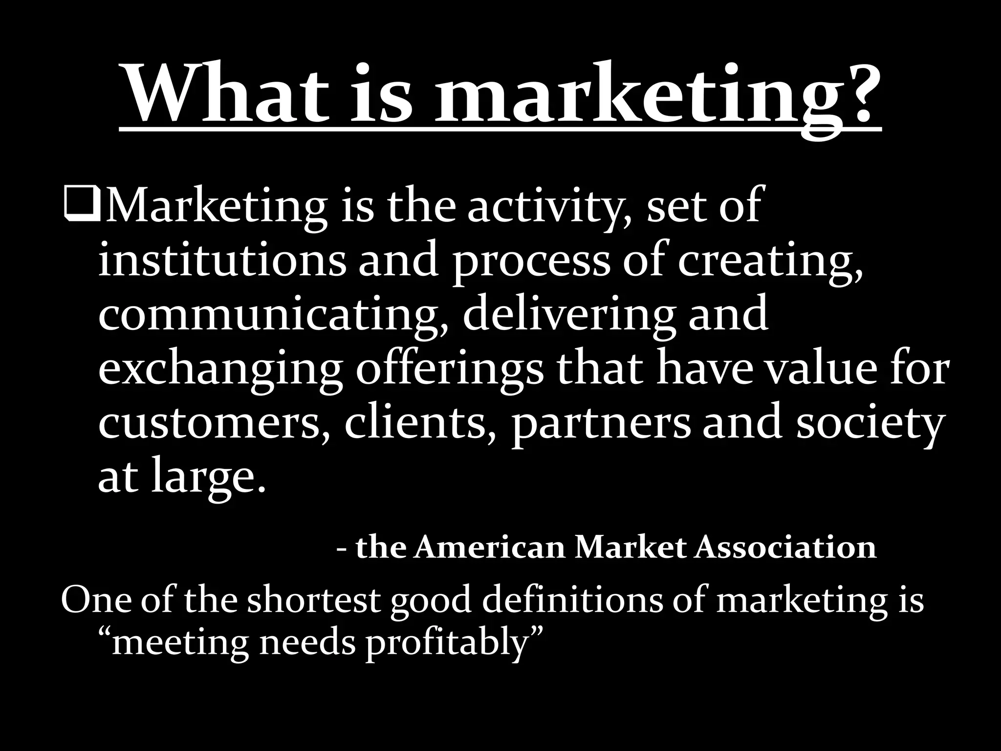 What Is Marketing PPT what-is-marketing-ppt
