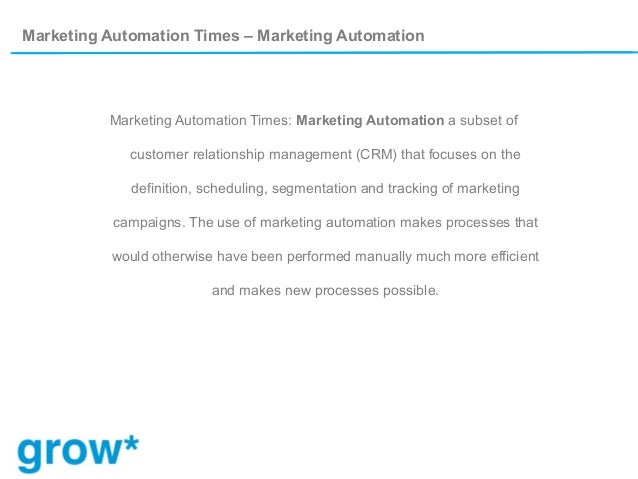 Definition What Is Marketing Automation