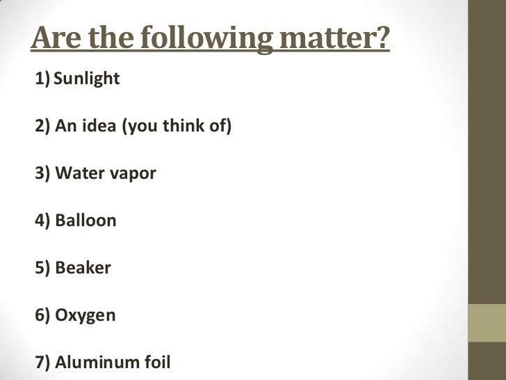 what is matter made of what is matter made of