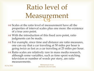 What is Measurement and Its Levels - Mass Media Research.pptx