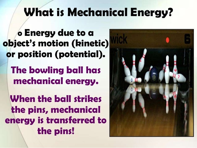 what is mechanical energy