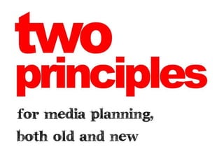 What is media planning?