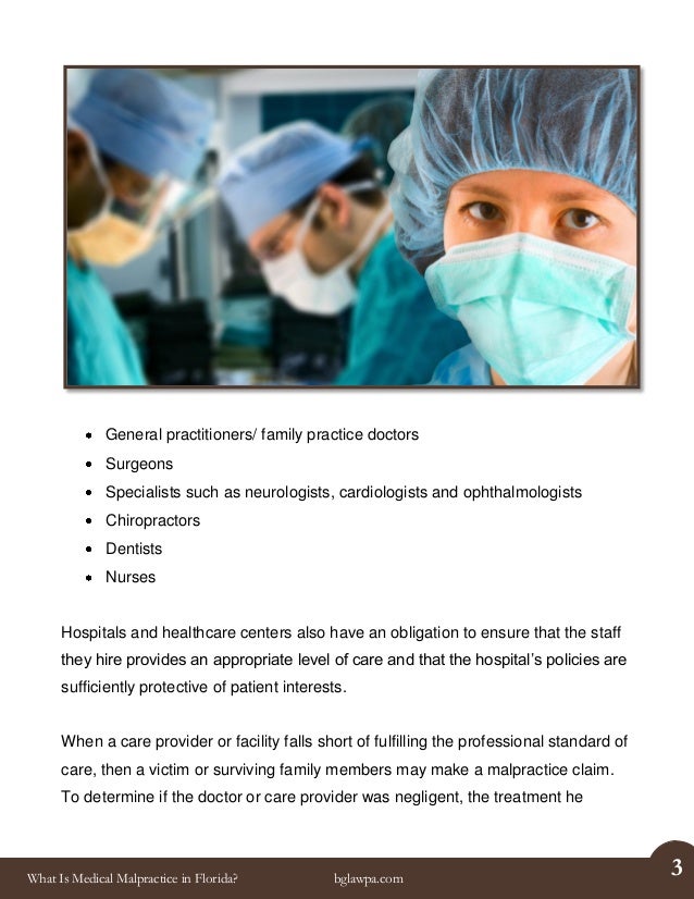 What is Medical Malpractice in Florida?