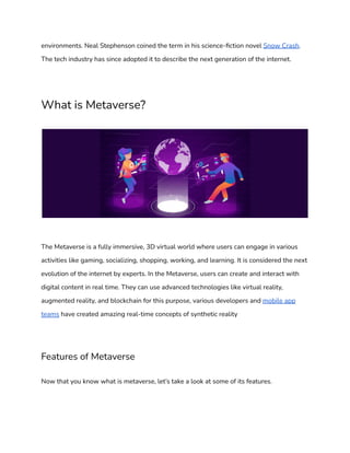 What is Metaverse? A Comprehensive Guide to the Future of Virtual ...