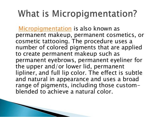 micropigmentation