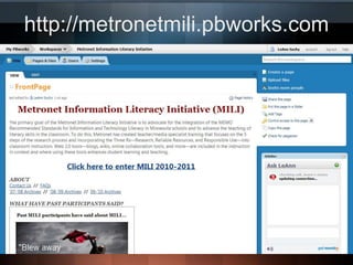 Encourage more collaboration between teacher/media specialist