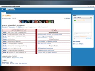 The 3 Rs?ResearchReliable ResourcesResponsible Use