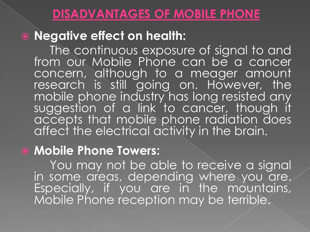 mobile phone advantages and disadvantages essay in malayalam