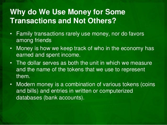 What is Money and Why Do We Need It