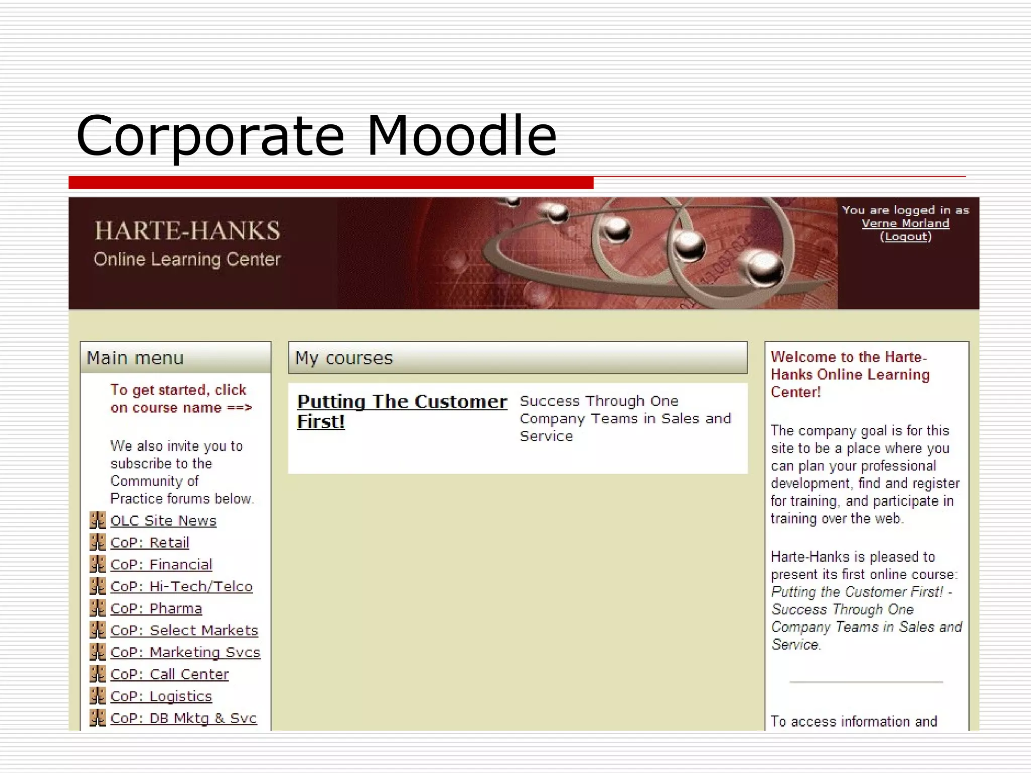 Corporate Moodle 