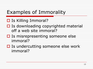 What Is Morality | PPTX