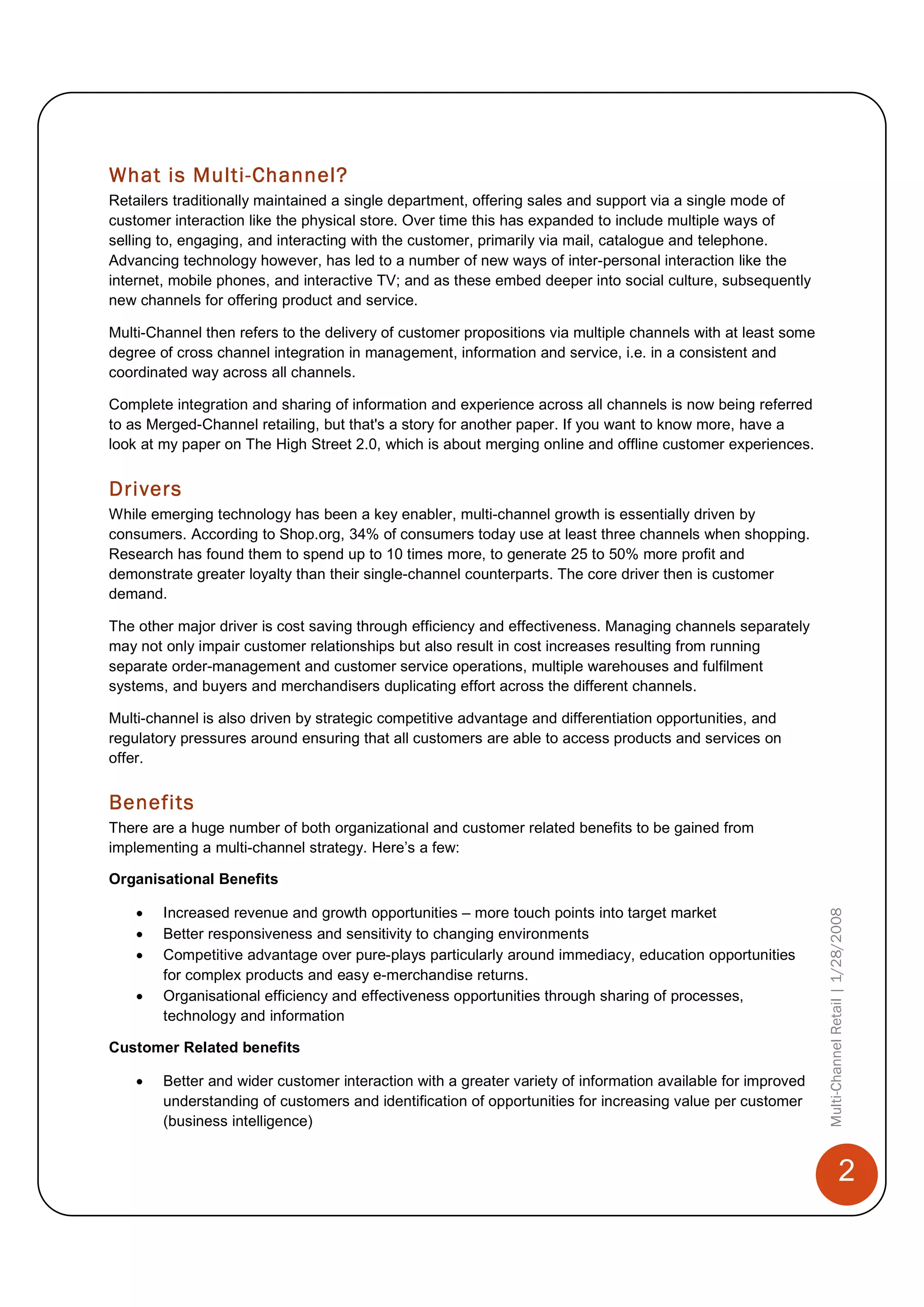 What Is Multi Channel Retail?: Benefits, Challenges and Impacts