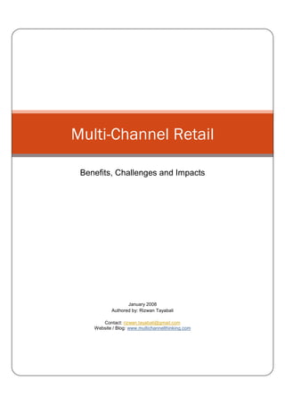 What Is Multi Channel Retail?: Benefits, Challenges and Impacts
