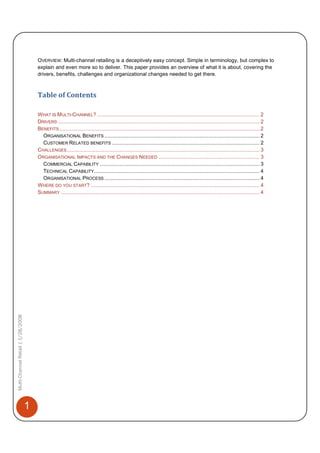 What Is Multi Channel Retail?: Benefits, Challenges and Impacts