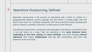 What Is Nearshore Outsourcing? A Complete Guide for 2026 | PPTX