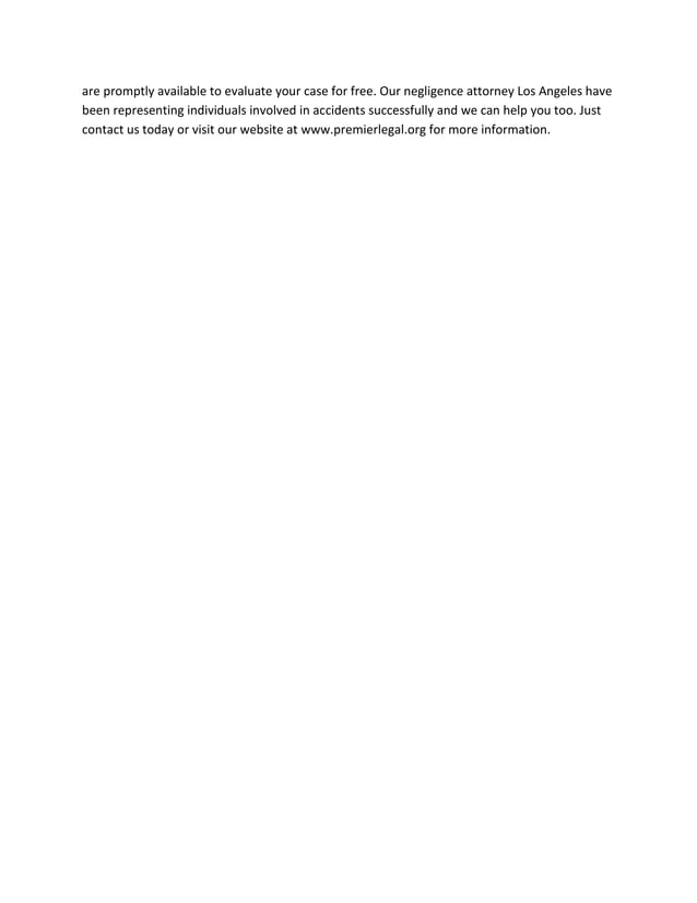 What Is Negligence Law