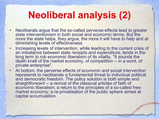 Neoliberalism Examples In Daily Life – IUJRR