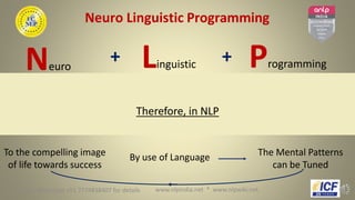 What is neuro linguistic programming with audio | PPTX