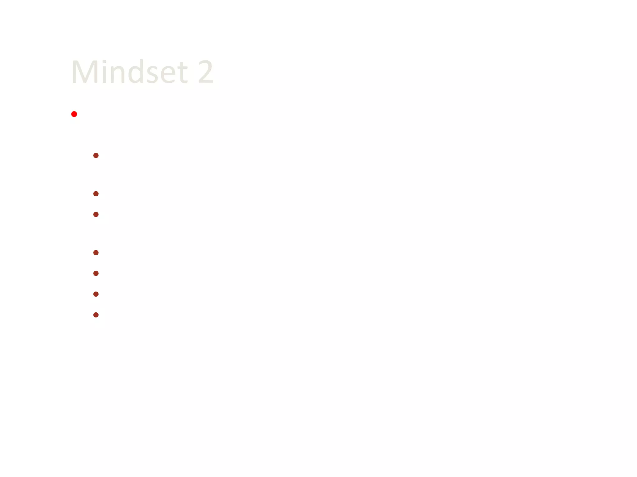 Mindset 2 World is very different as result of uptake of digital electronic internetworked technologies World cannot be adequately interpreted and responded to in physical-industrial terms Value is function of dispersion Post-industrial view of production (products as enabling services; focus on leverage and nonfinite participation; tools for mediating and relating) Focus on collective intelligence Expertise and authority are distributed and collective; hyprid experts Space as open, continuous and fluid Social relations of emerging “digital media space” and texts in change 
