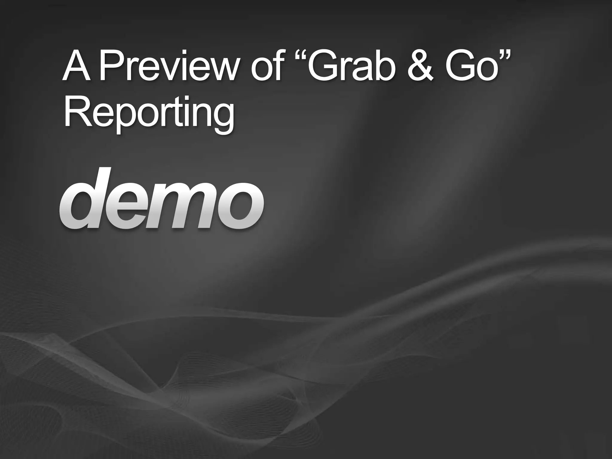 Consolidate and isolate