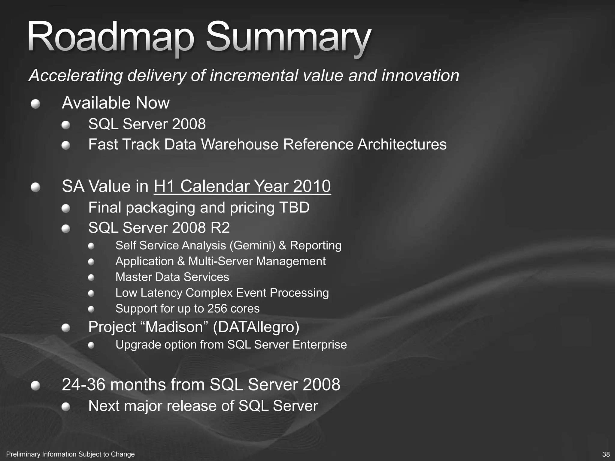 Improve application management  process