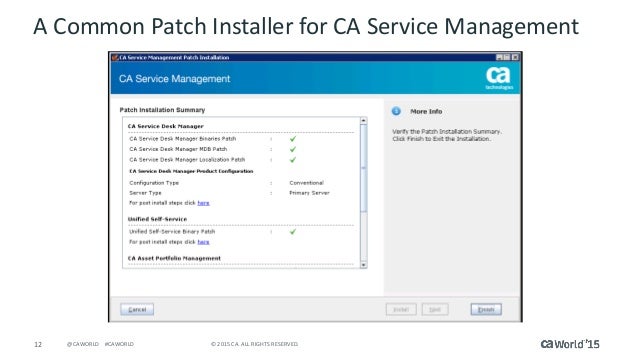 What S New In Ca Service Management