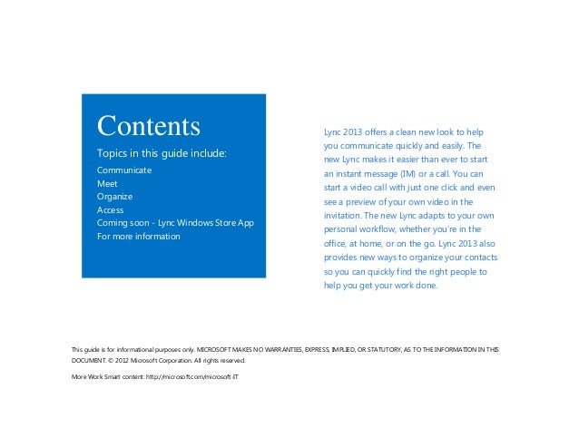 What Is New In Microsoft Lync 2013 From Atidan