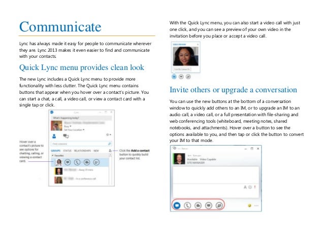 What Is New In Microsoft Lync 2013 From Atidan
