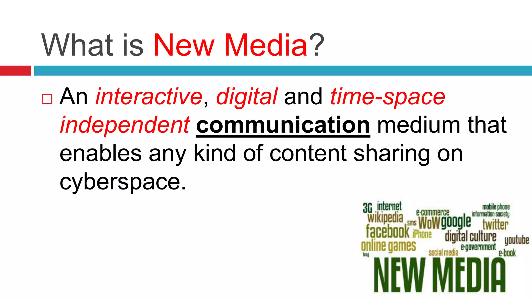 Introduction to New Media PPTX