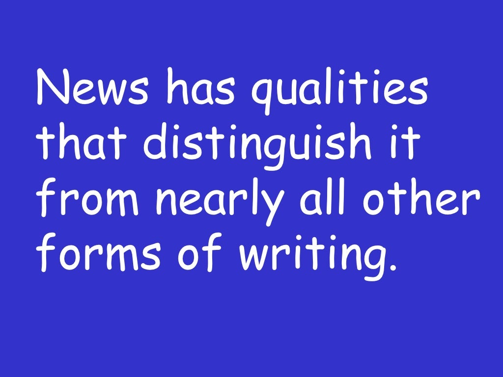 What Is News 