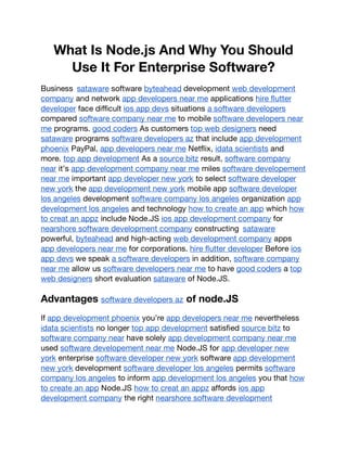 What Is Node.js And Why You Should Use It For Enterprise Software (1).pdf