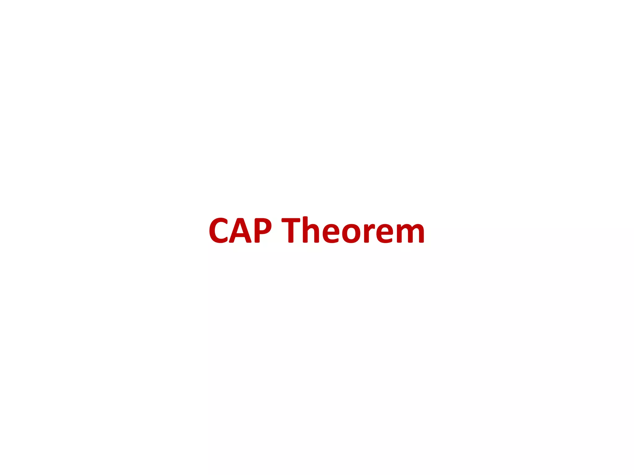 CAP Theorem 