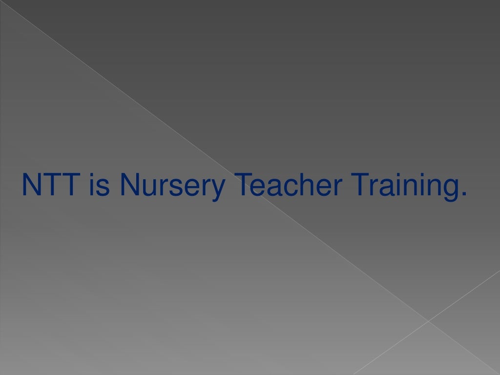 ntt course