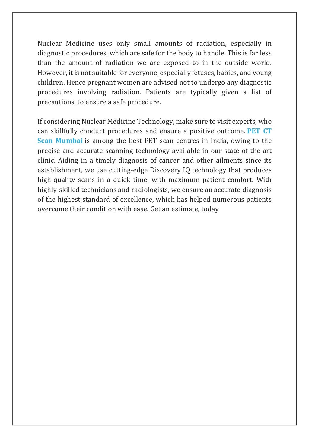 What Is Nuclear Medicine Technology And Its Usage