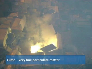Fume – very fine particulate matter
 
