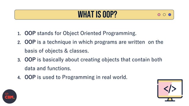 What is OOP in C++? Introduction to Object Oriented Programming.pptx