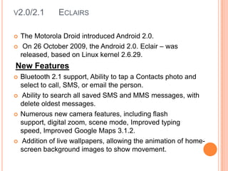 Android 2 1 What is operating system | PPTX