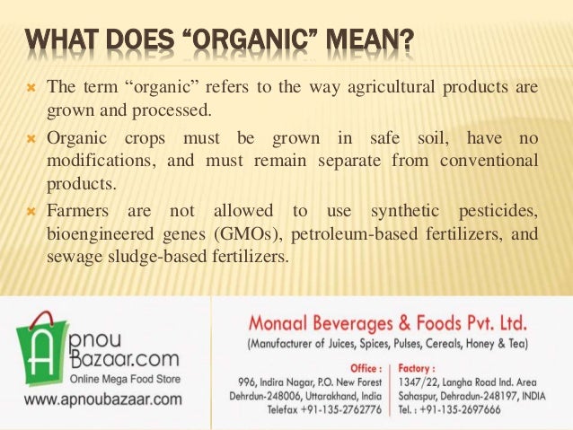Organic Foods Good For The Environment Organic Foods Good For The Environment