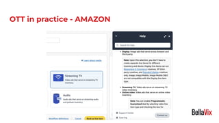 OTT in practice - AMAZON
 