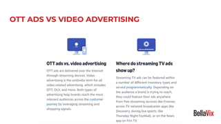 OTT ADS VS VIDEO ADVERTISING
 