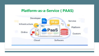 Platform-as-a-Service ( PAAS)
 