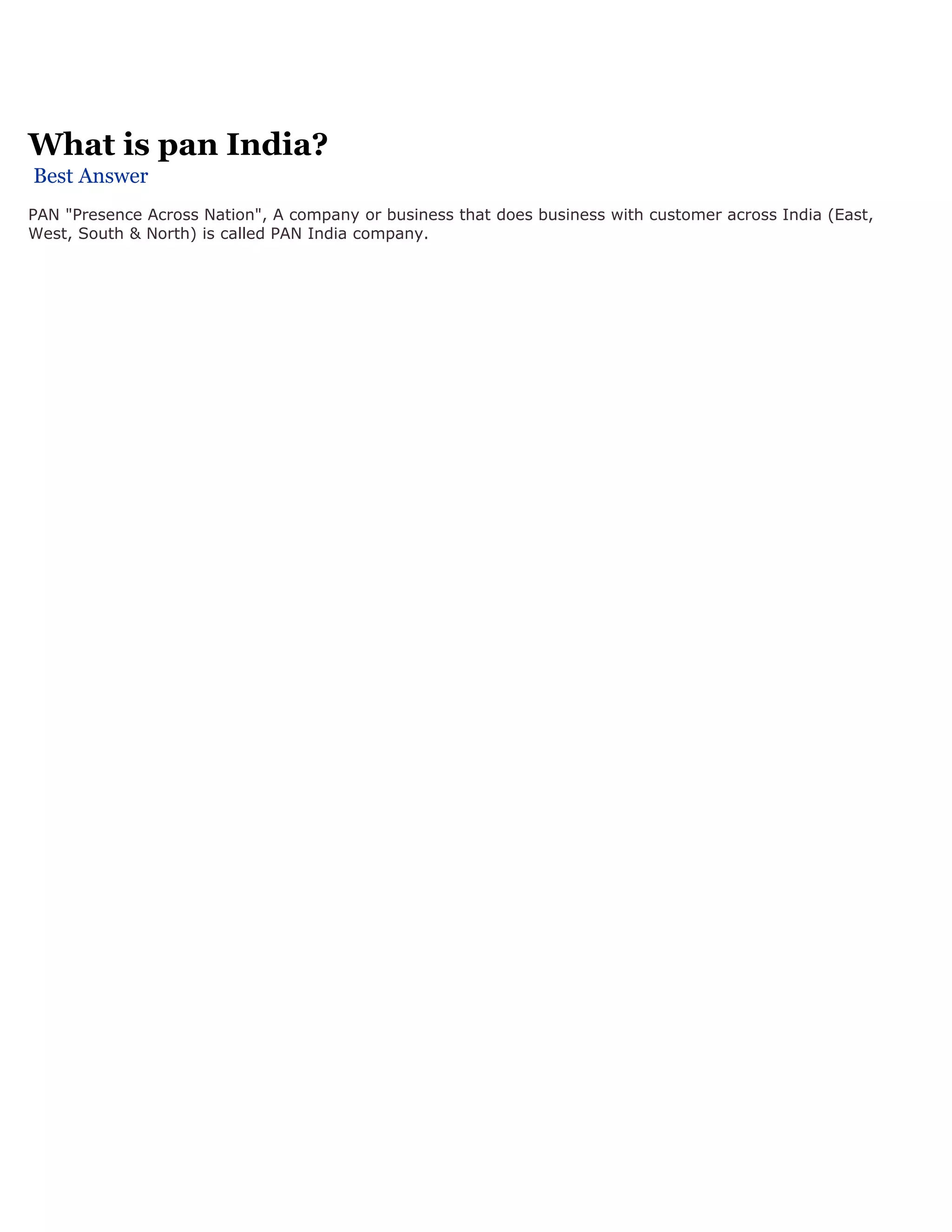 what-is-pan-india-doc-business-business-and-finance